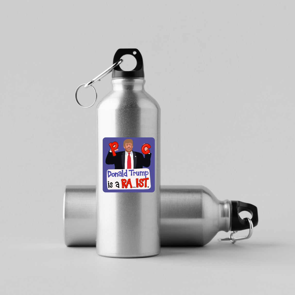 Trump is a Ra_ist Sticker | Anti Trump Sticker | Protest Art | Bold Statement Sticker | Activism Sticker