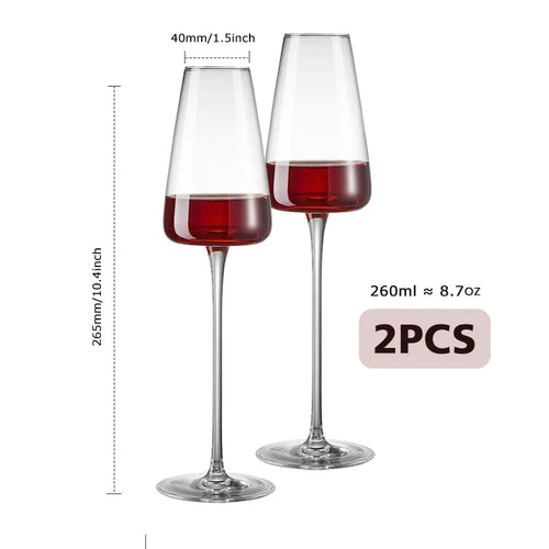 Handmade Wine Glasses in Ultra-Thin Crystal