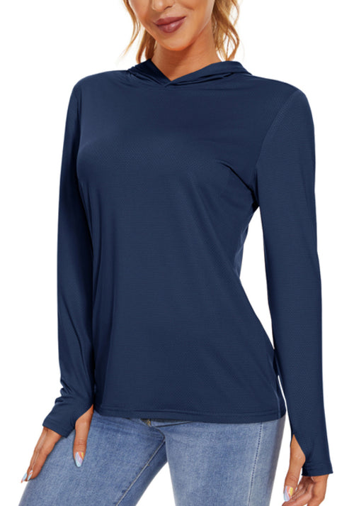 UV Protective Hoodie with Thumb holes