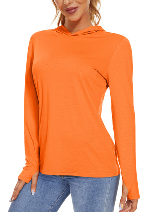UV Protective Hoodie with Thumb holes
