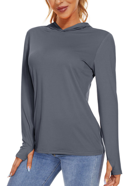 UV Protective Hoodie with Thumb holes