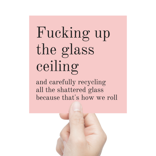 Fucking Up the Glass Ceiling and Carefully Recycling Vinyl