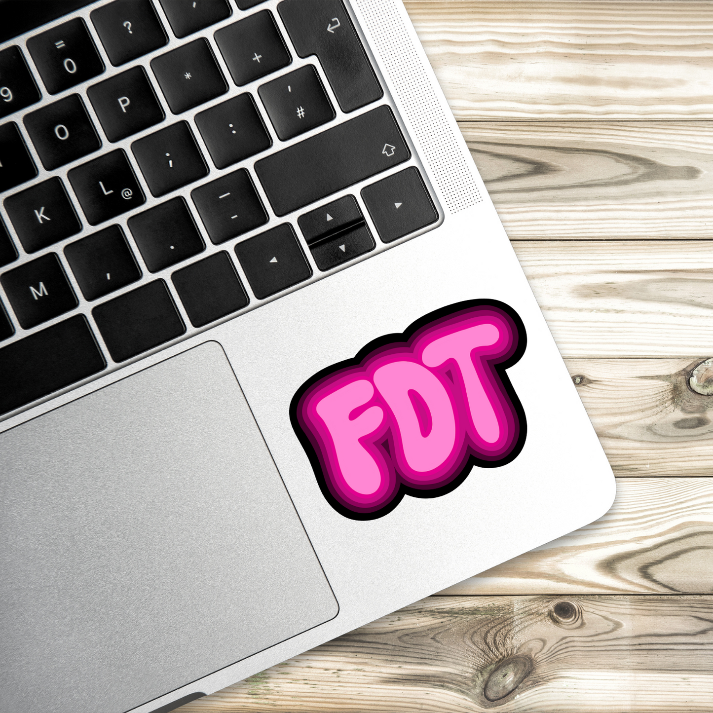 FDT Sticker Pink | 3" x 2"