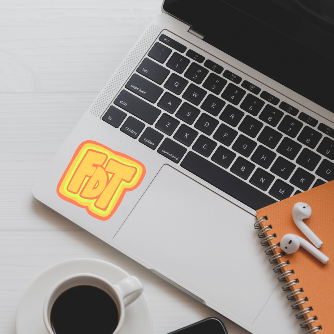 FDT Sticker Yellow | 2 Sizes