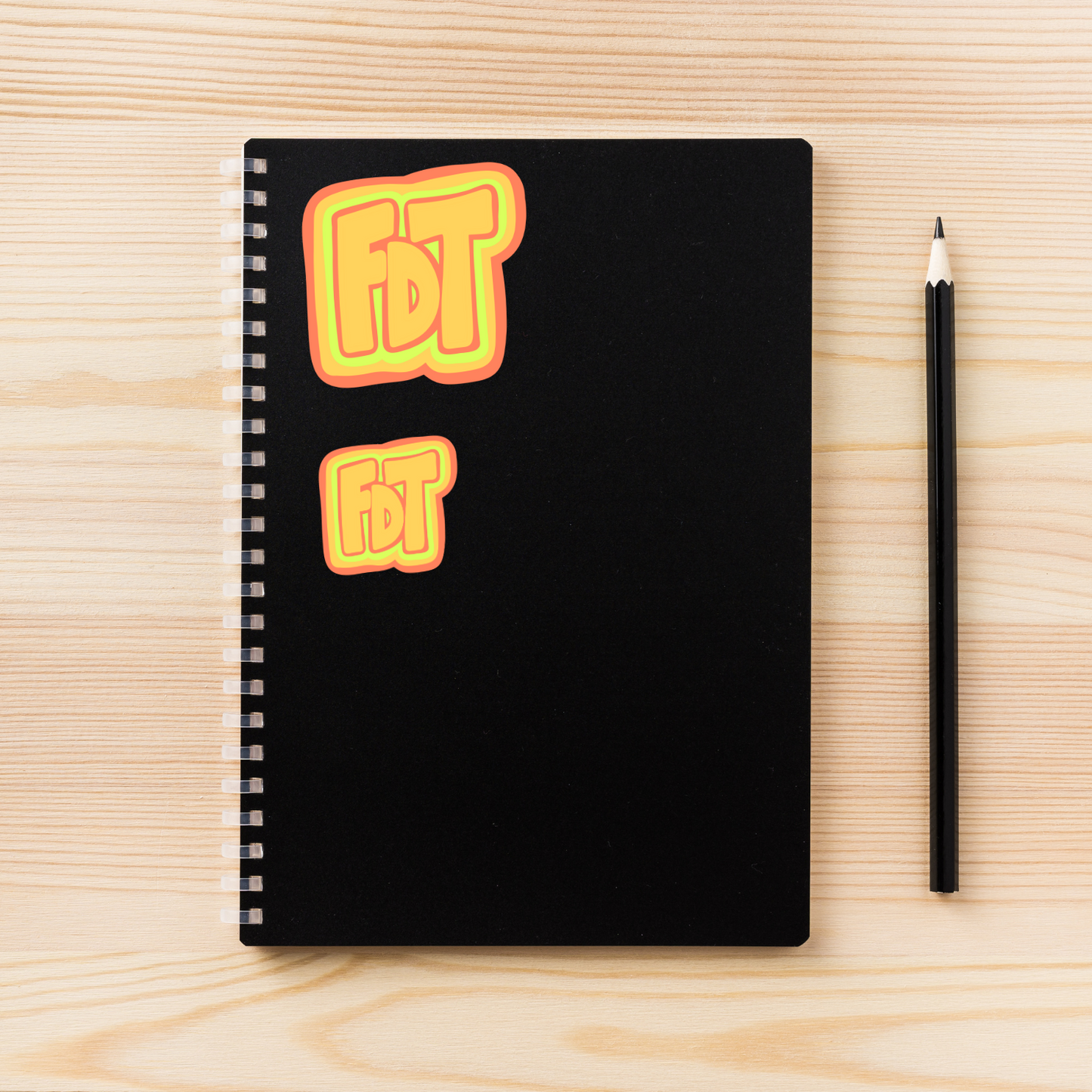FDT Sticker Yellow | 2 Sizes