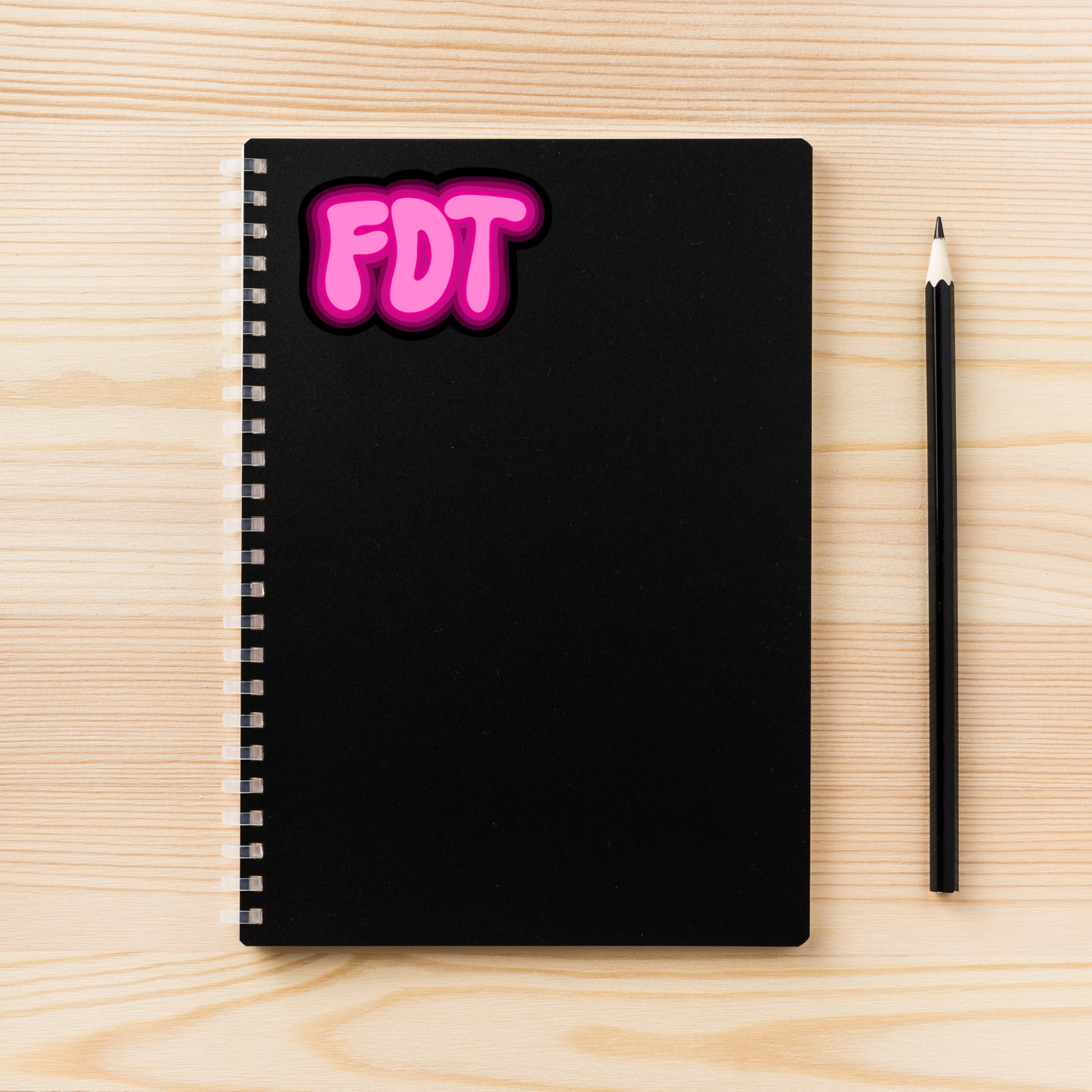 FDT Sticker Pink | 3" x 2"