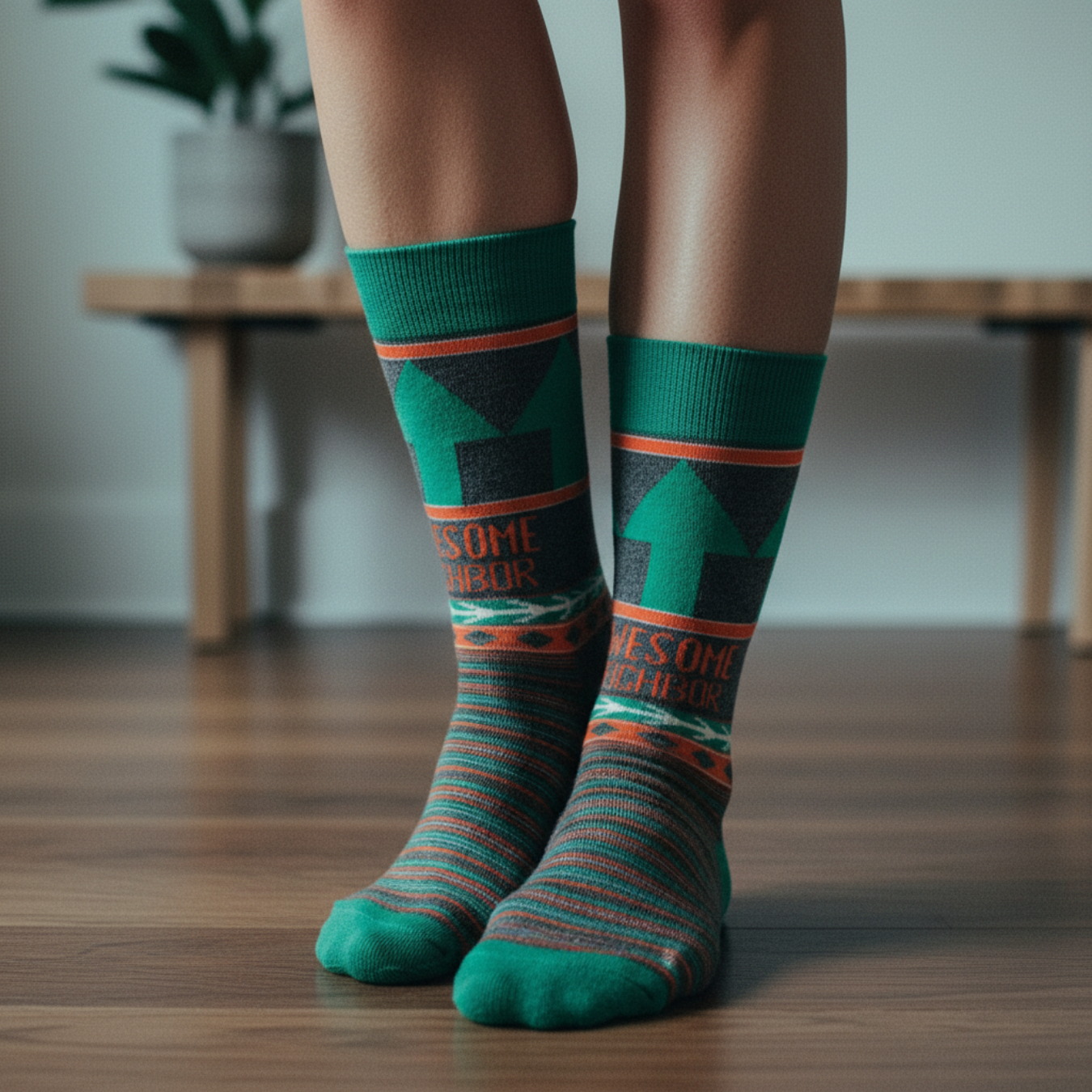Awesome Neighbor Socks