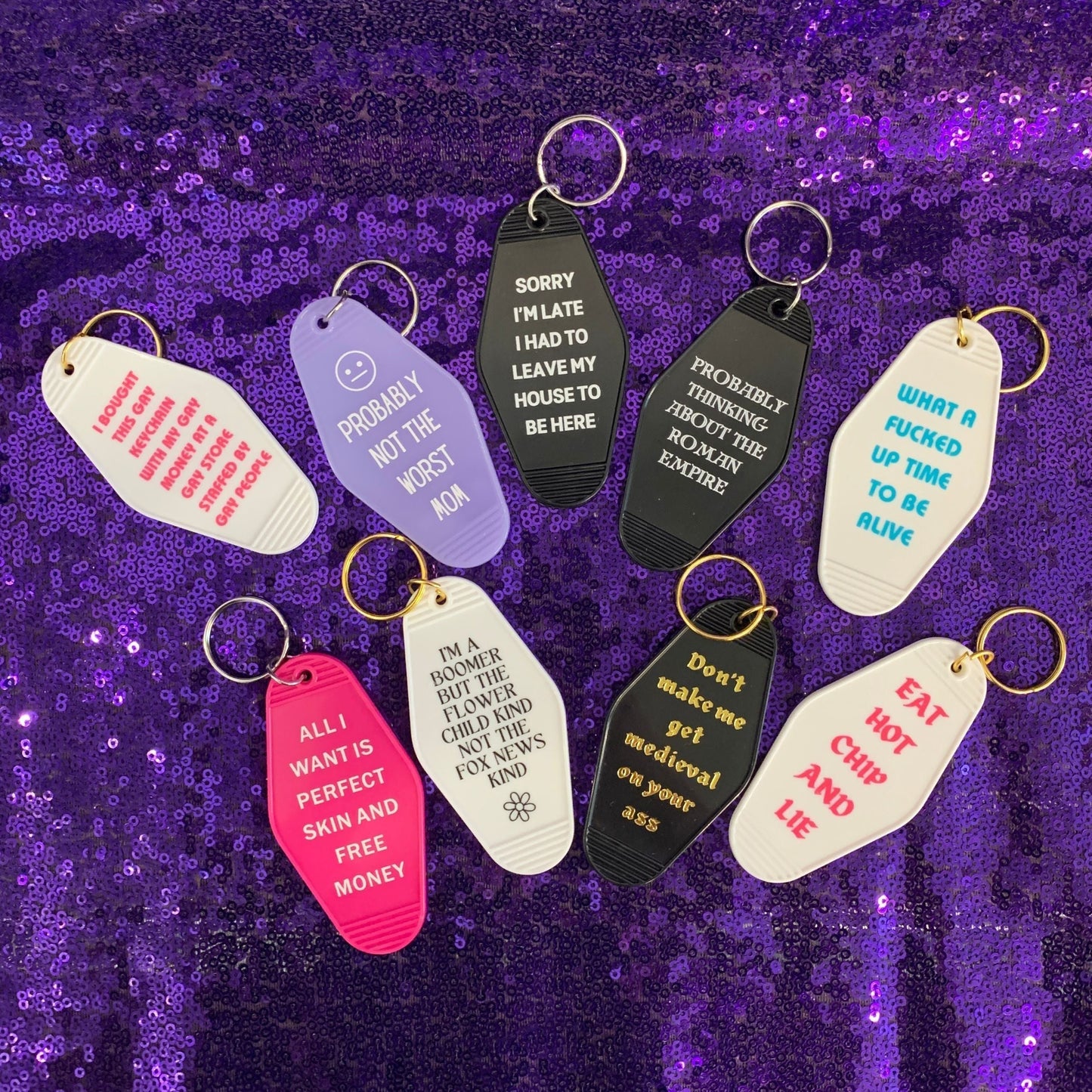 Bought This Gay Keychain With My Gay Money Motel Style Keychain
