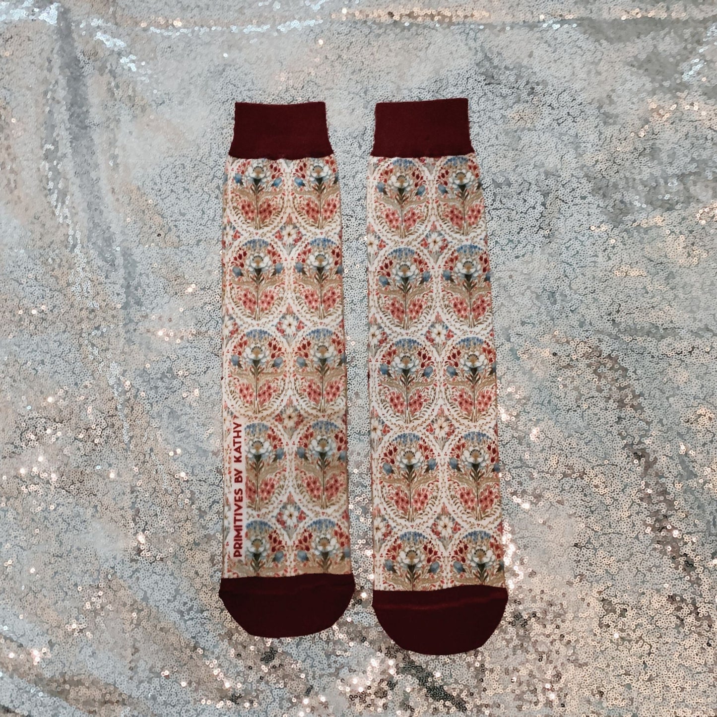 Colorful Farmhouse Floral Socks