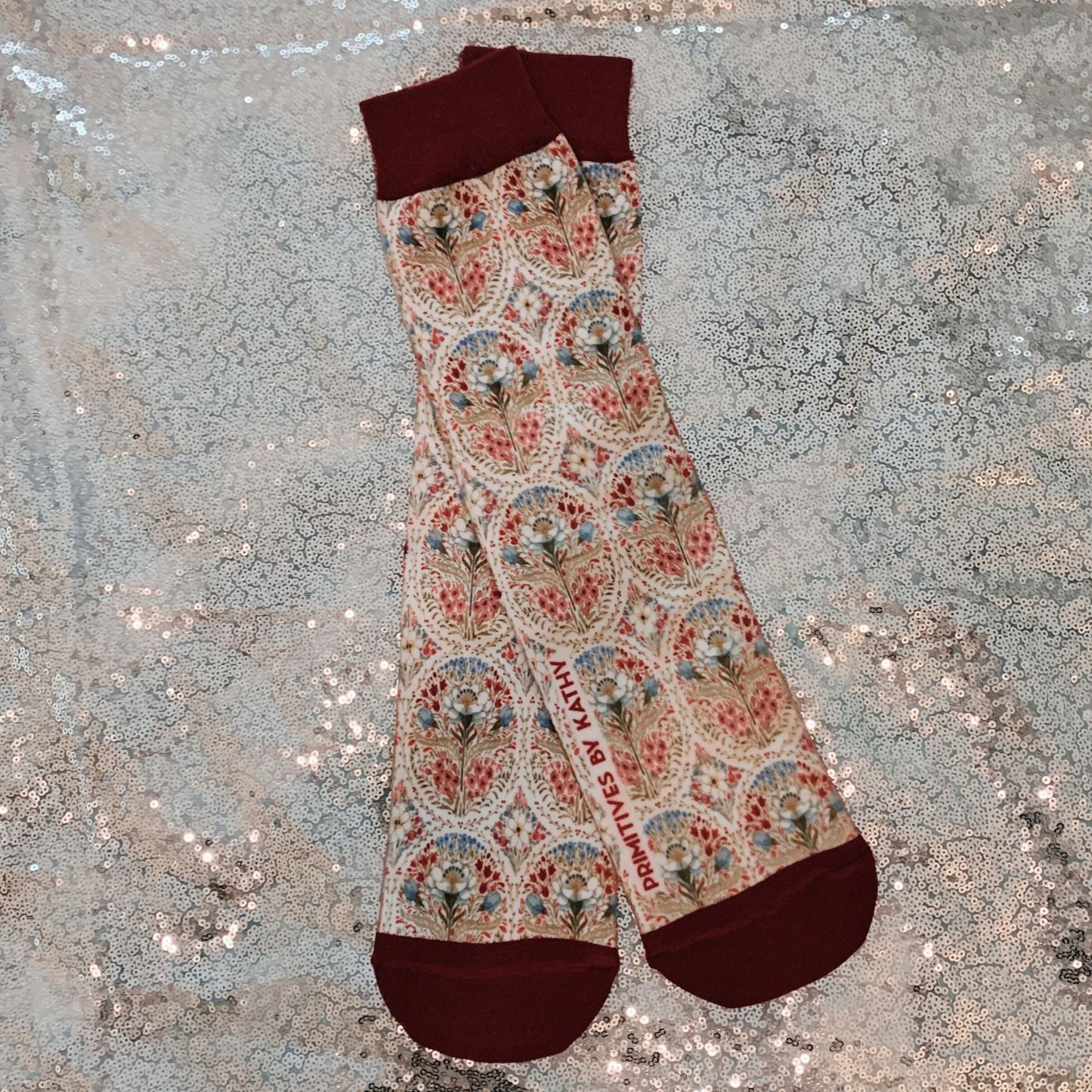 Colorful Farmhouse Floral Socks