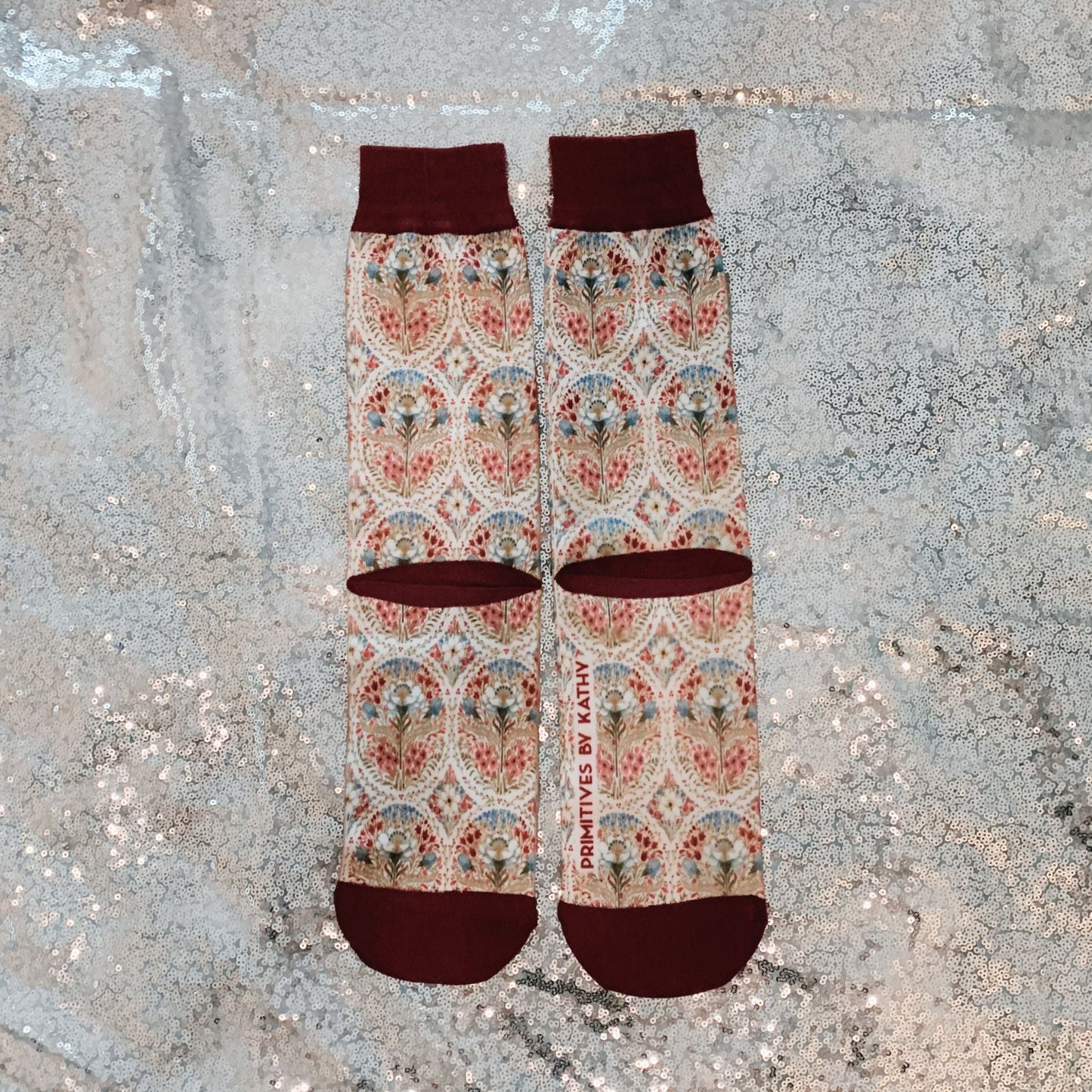Colorful Farmhouse Floral Socks
