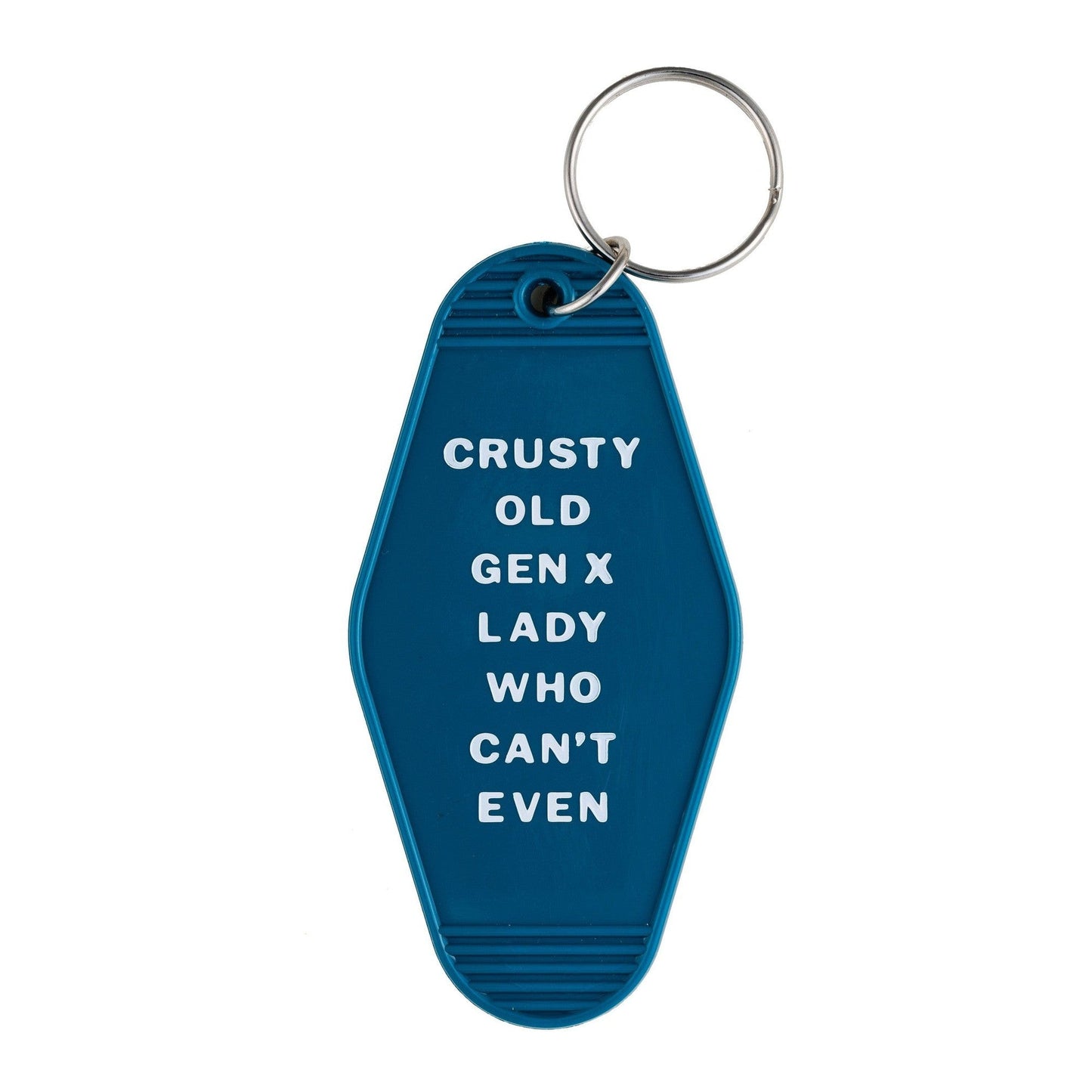 Crusty Old Gen X Lady Who Can't Even Motel Keychain