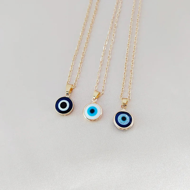Gold Evil Eye Necklaces