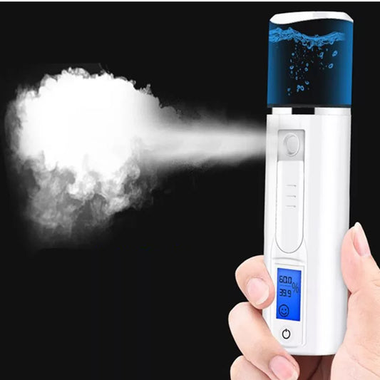 Protable Mini Nano Mist Facial Steamer Spray Spa Moisturizing