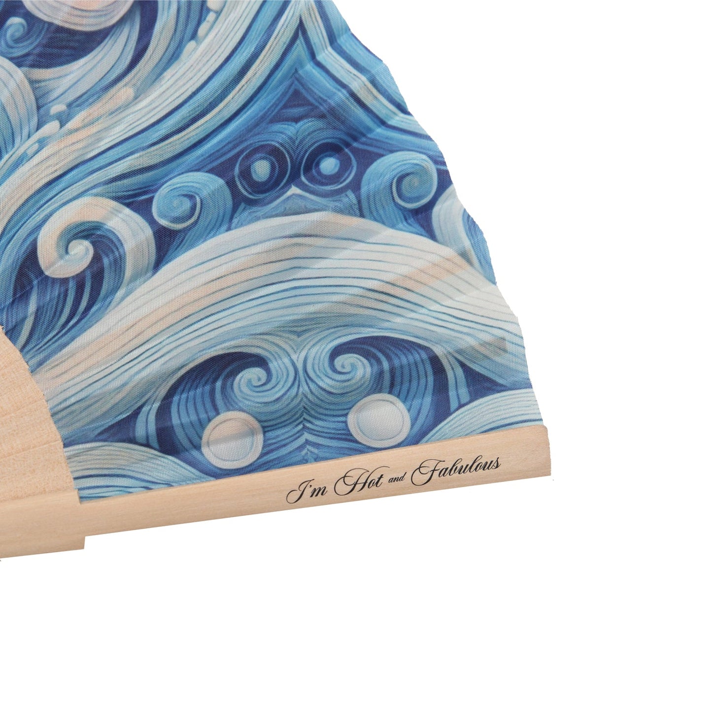 Ocean Elegance Hand Fan