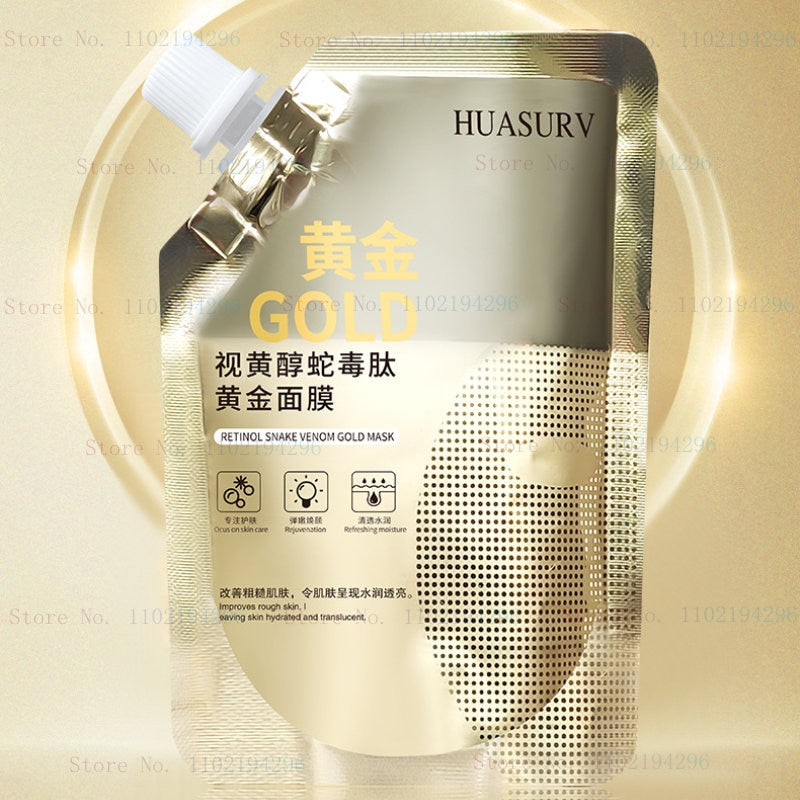 Retinol Snake Venom Peptide Gold Mask Moisturizing Skin Care Clear