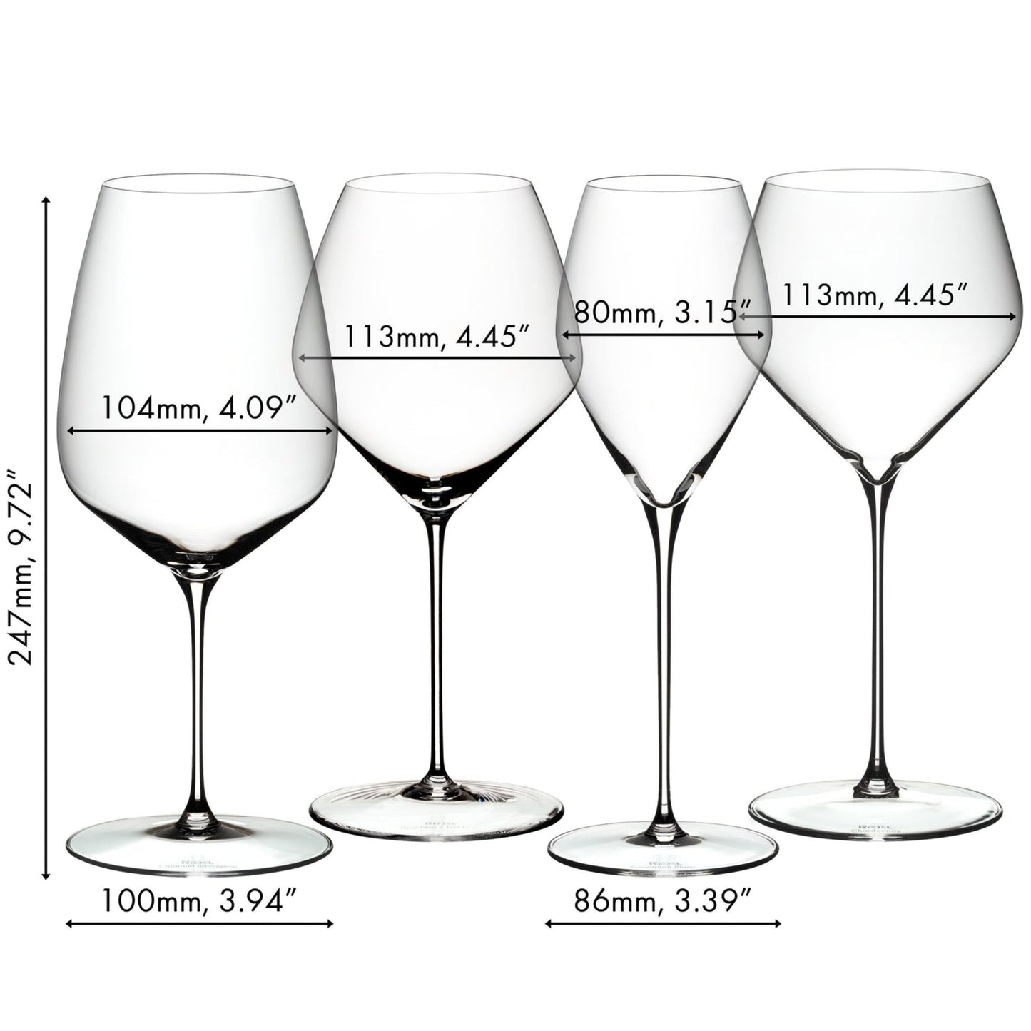 Riedel Wine Glass Restaurant Veloce Tasting Set (5330/47)