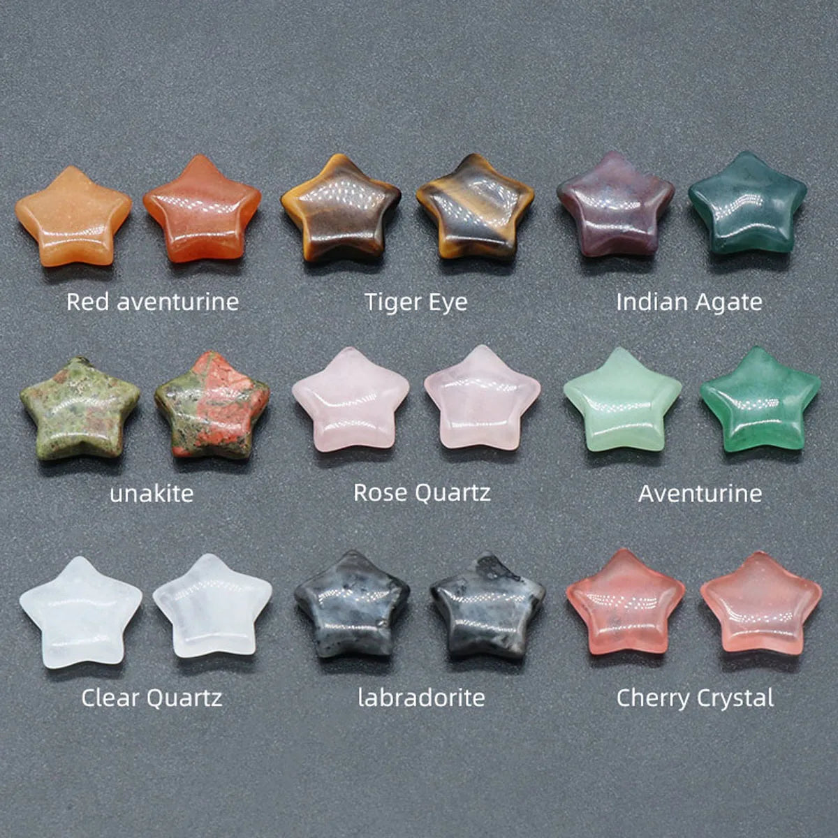 Healing Crystal Stars - 3PC