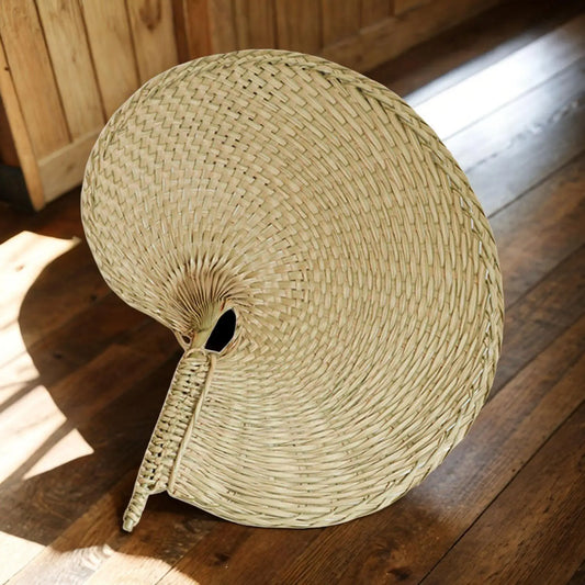 Hand-Woven Bamboo Hand Fan