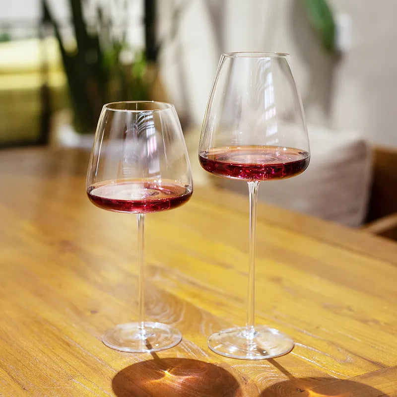 Handmade Wine Glasses in Ultra-Thin Crystal