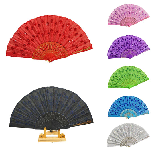 Spanish Style Folding Hand Fan