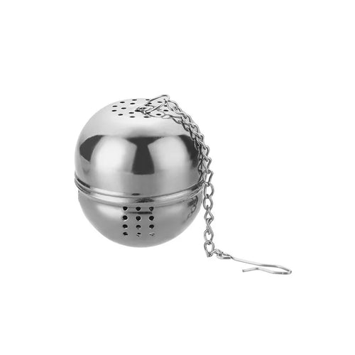 Stainless Steel Ball Shape Tea Infuser Mesh Filter Strainer With Hook