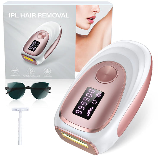 Ice Cooling IPL Hair Removal Women Men Upgraded 999,900 Flashes 5