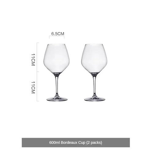 KAWASIMAYA Red Wine Glasses Set, Home Light Luxury High Grade Netflix