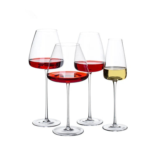 Handmade Wine Glasses in Ultra-Thin Crystal