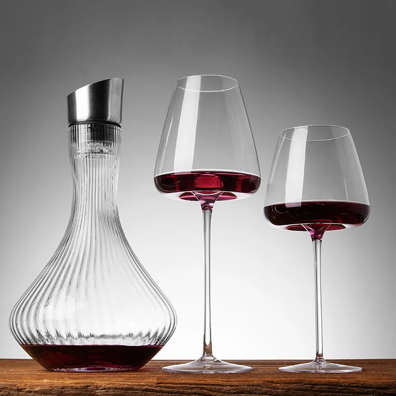 Handmade Wine Glasses in Ultra-Thin Crystal