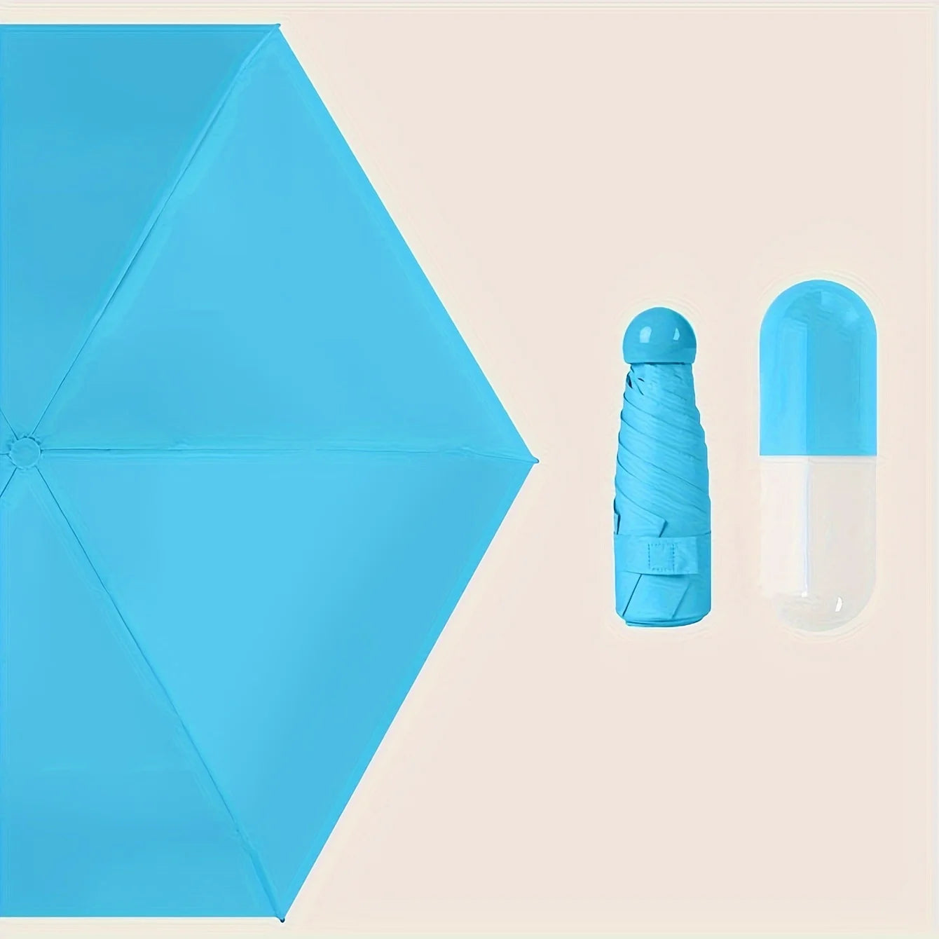 Sun Shade Umbrella in a Capsule