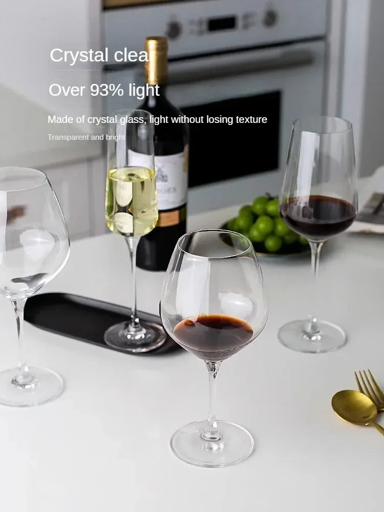 KAWASIMAYA Red Wine Glasses Set, Home Light Luxury High Grade Netflix