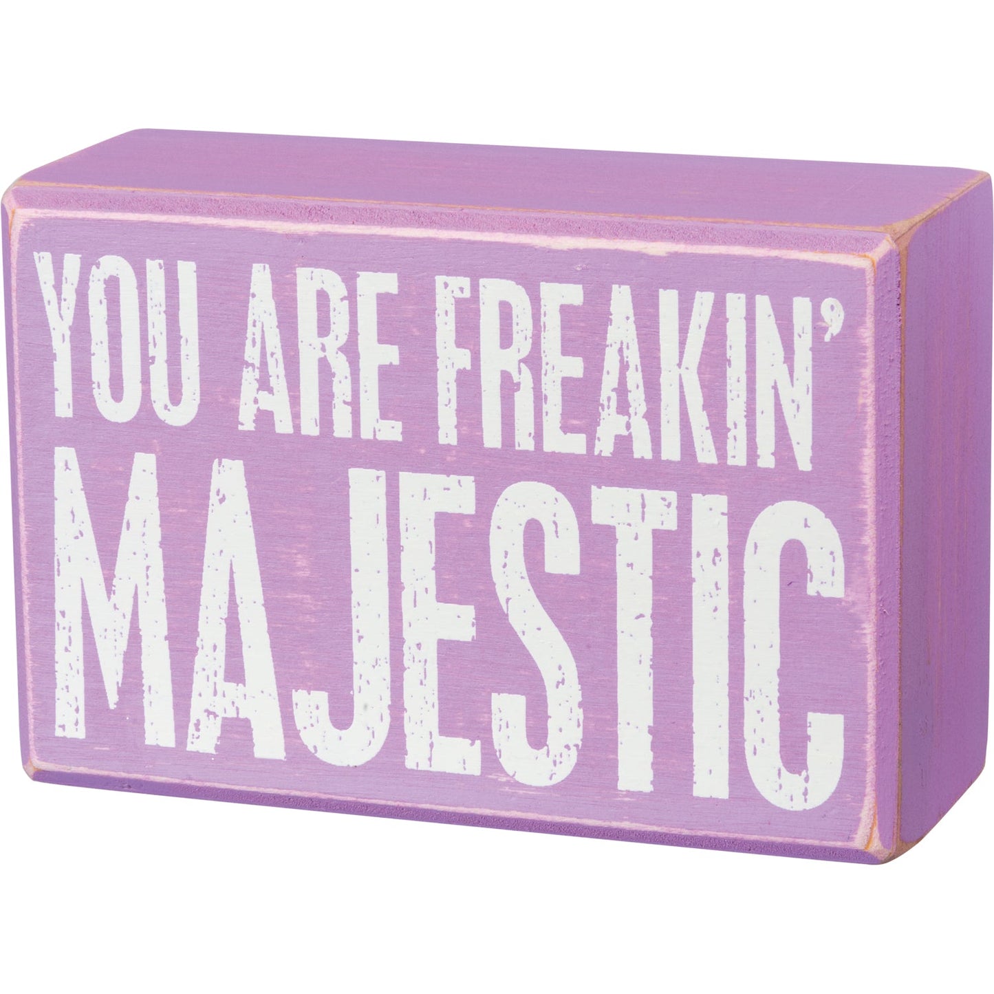 You Are Freakin' Majestic Unicorn Box Sign & Socks Gift-Set