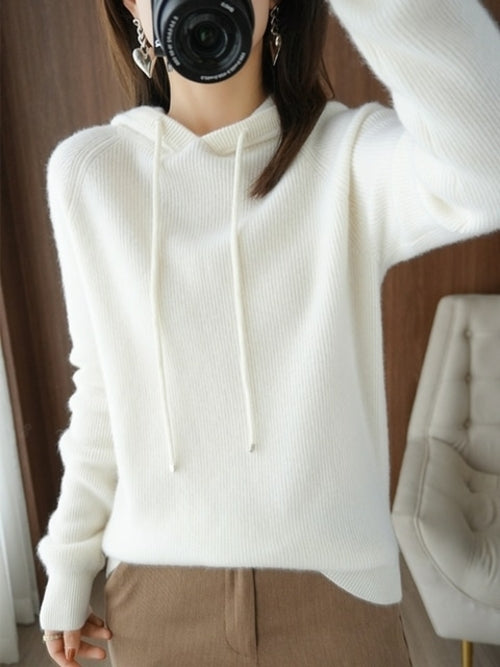 Hooded Cashmere Sweater