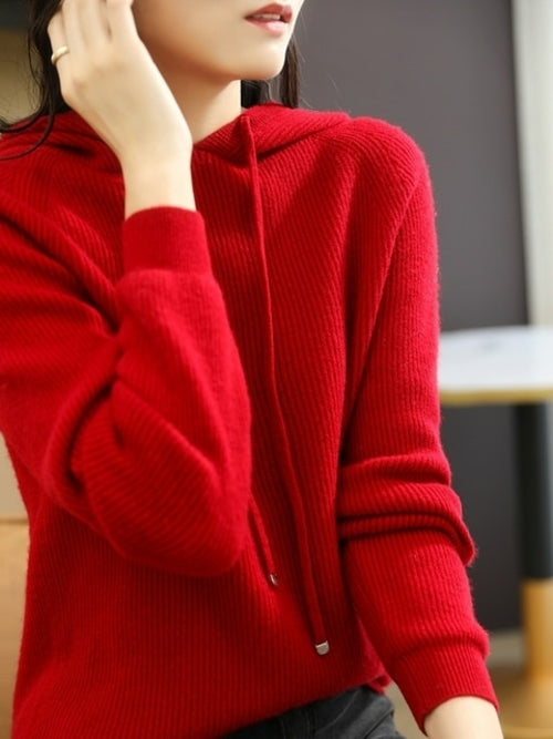 Hooded Cashmere Sweater